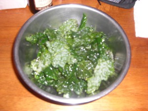 drizzle with olive oil