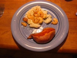 (The fried okra never made it to the table. We ate it all while it was draining by the stove.)