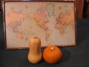 map Squash and Pumpkin dream of travel.