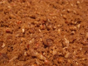 pecan topping, praline