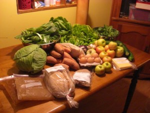 1-13 CSA, CSA delivery, January, Atlanta, local food